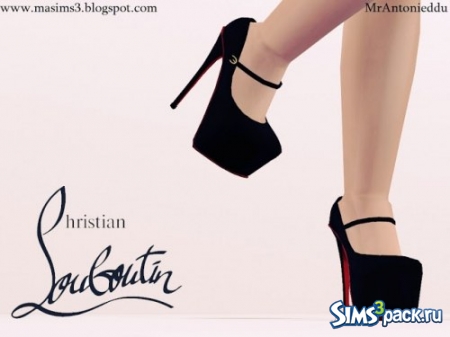 Туфли на каблуках от Christian Louboutin