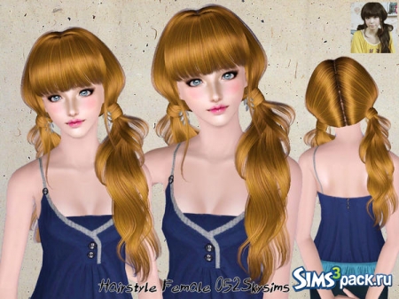 Причёска Skysims Hair 052