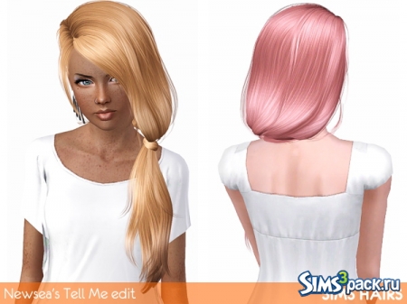 Ретекстура прически Newsea от Sims Hairs