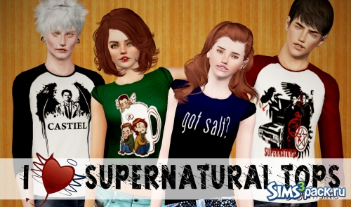 Футболки Supernatural от YukiiSims