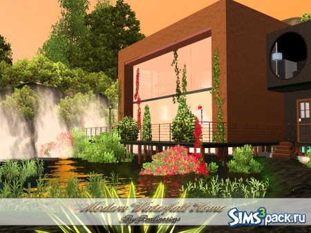 Дом "Modern Waterfall" от Pralinesims