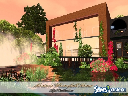 Дом "Modern Waterfall" от Pralinesims