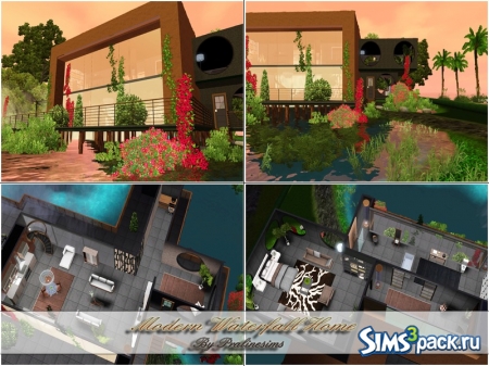 Дом "Modern Waterfall" от Pralinesims