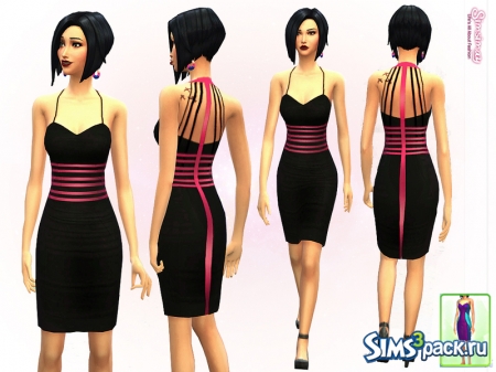 Платье Leona Striped от Simsimay