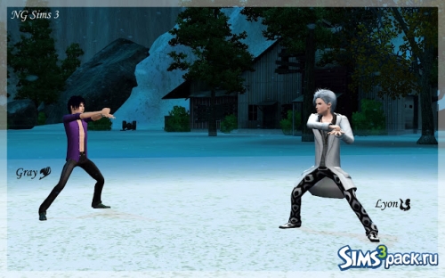 Татуировки и сим из Fairy Tail от ng sims3