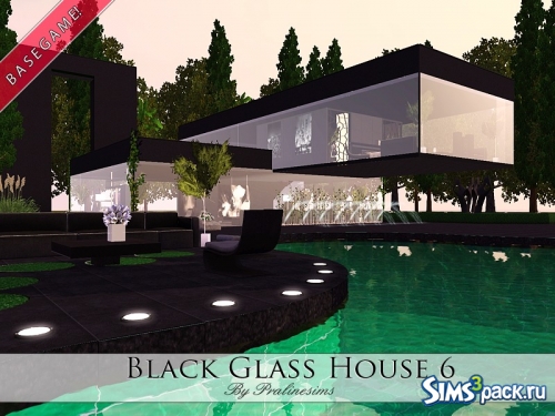 Дом Black Glass 6 от Pralinesims