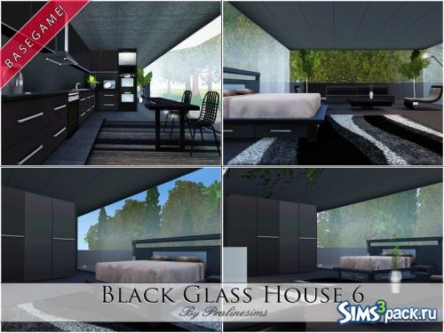 Дом Black Glass 6 от Pralinesims