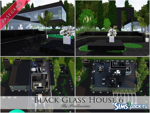 Дом Black Glass 6 от Pralinesims