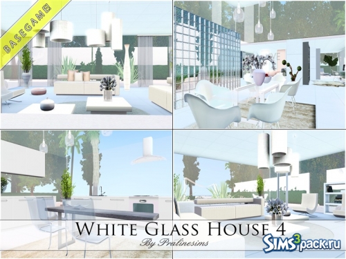 Дом White Glass 4 от Pralinesims