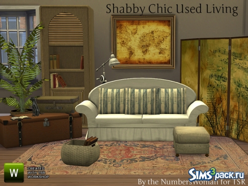 Гостиная Shabby Chic Used от TheNumbersWoman