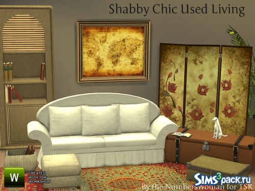 Гостиная Shabby Chic Used от TheNumbersWoman