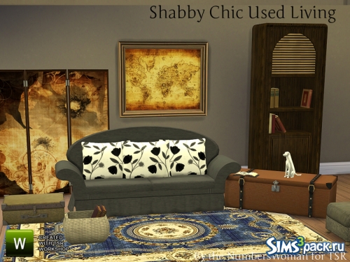 Гостиная Shabby Chic Used от TheNumbersWoman