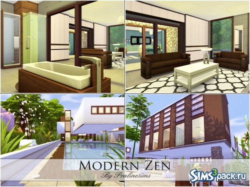 Дом Modern Zen от Pralinesims