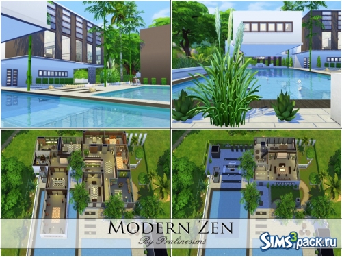 Дом Modern Zen от Pralinesims