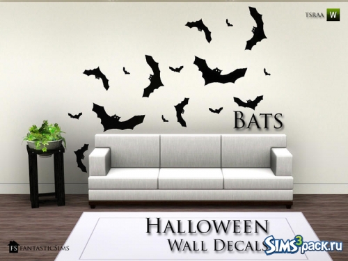 Настенные украшения Halloween Wall Decals от fantasticSims