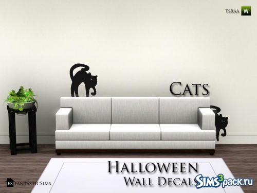 Настенные украшения Halloween Wall Decals от fantasticSims