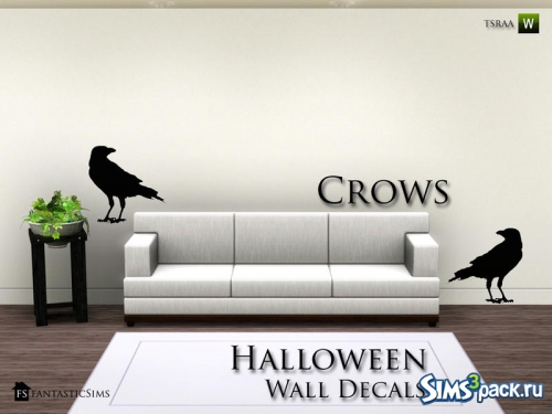 Настенные украшения Halloween Wall Decals от fantasticSims