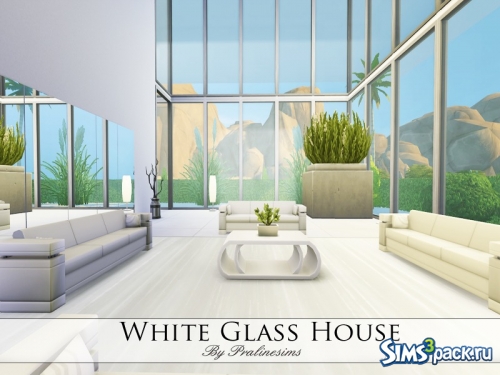 Дом "White Glass" от Pralinesims