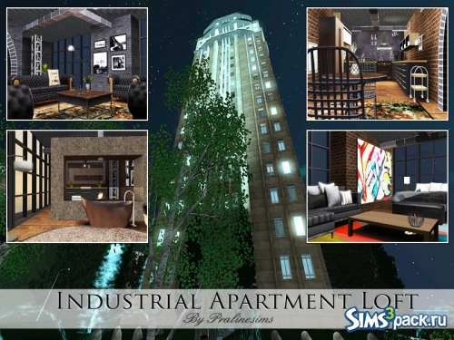 Квартира Industrial Apartment Loft от Pralinesims