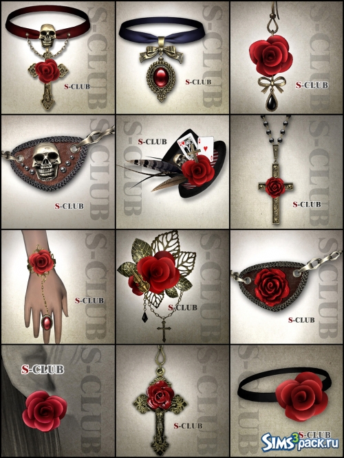 Аксессуары Necrosarium Gothic Jewelry II от S-Club