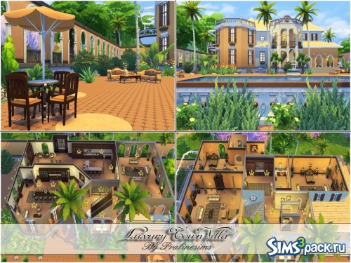 Дом Luxury Town Villa от Pralinesims