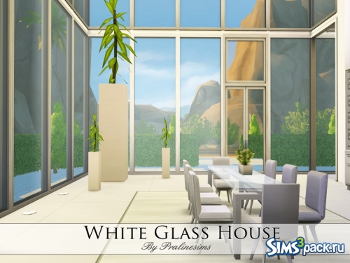 Дом "White Glass" от Pralinesims