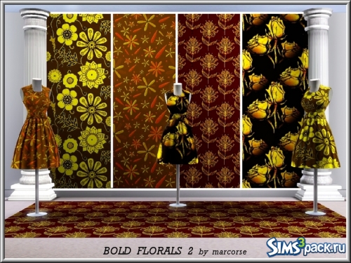 Паттерны Bold Florals 2 от marcorse