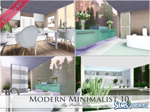 Дом Modern Minimalist 10 от Pralinesims