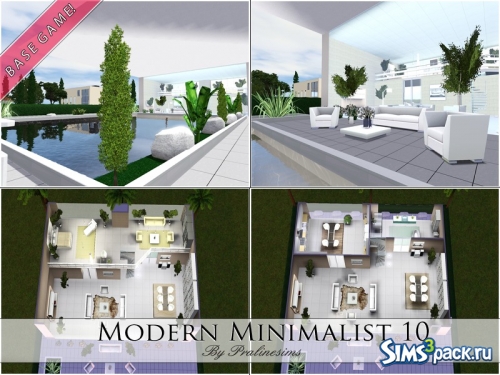 Дом Modern Minimalist 10 от Pralinesims