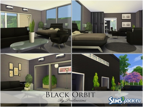 Дом Black Orbit от Pralinesims