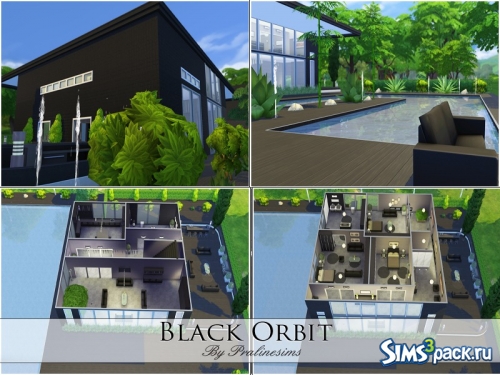 Дом Black Orbit от Pralinesims