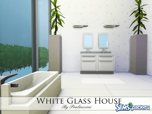 Дом "White Glass" от Pralinesims