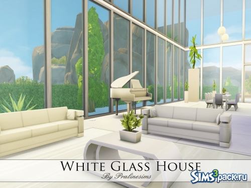 Дом "White Glass" от Pralinesims