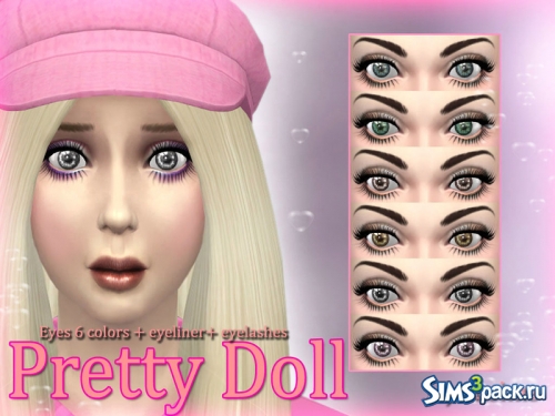 Набор косметики и линз pretty doll от jomsims