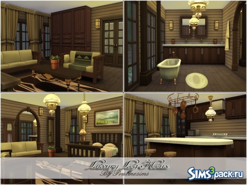 Дом Luxury Log от Pralinesims