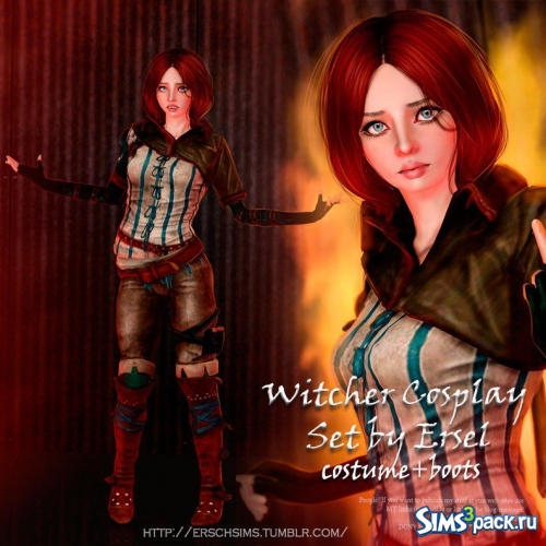 Костюм Трисс из игры The Witcher 2 от Ersel