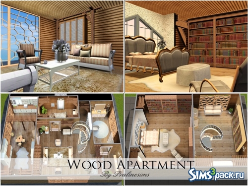 Квартира Wood Apartment от Pralinesims