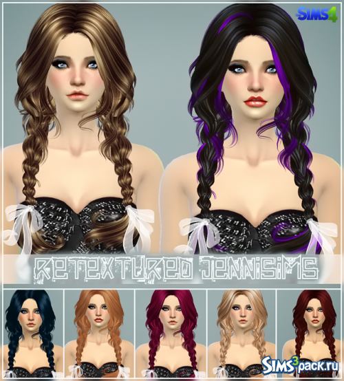 Женская прическа ELA Asked Hair23F Retexture от JenniSims