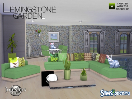 Набор объектов Lemingstone Modern Garden от jomsims