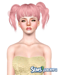 Женская прическа Imamii Goth Pigtails retextured от Bombsy