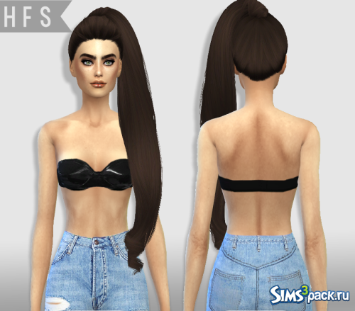 Женская прическа Alesso Galaxy Conversion от Haut Fashion Sims