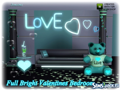 Спальня Full bright valentines от jomsims