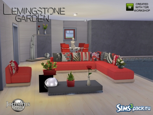 Набор объектов Lemingstone Modern Garden от jomsims