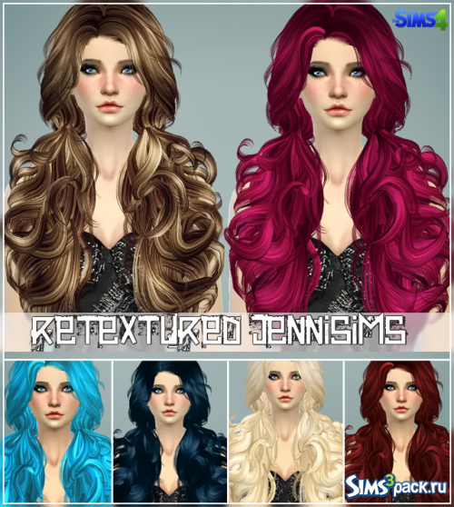 Женская прическа ELA Asked Hair22F Retexture от JenniSims