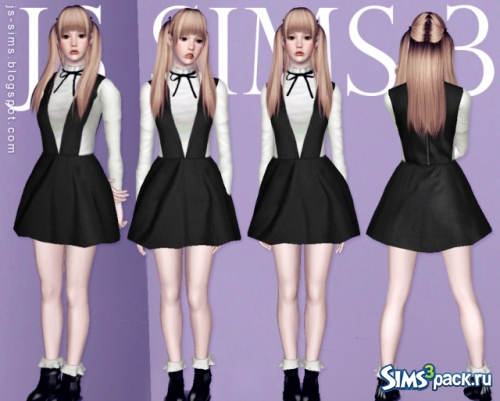 Платье Bow Collar от JS SIMS