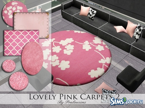 Коврики Lovely Pink от Pralinesims