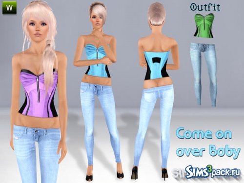 Комплект Come on Over Baby от sims2fanbg