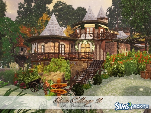 Дом Elven Cottage 2 от Pralinesims