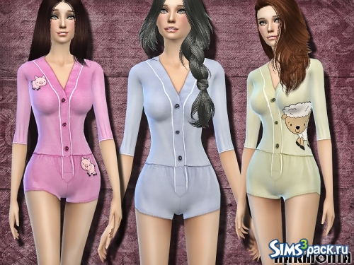 Ночное белье Sleepover Stretch-jersey Playsuit от Harmonia