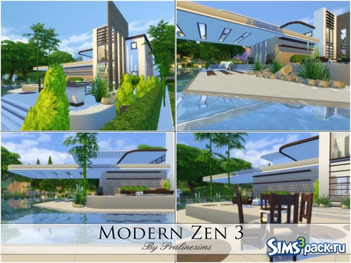 Дом Modern Zen 3 от Pralinesims